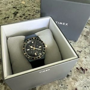 Q Timex Celestial 36mm Stainless Steel Expansion Band Watch - NWT